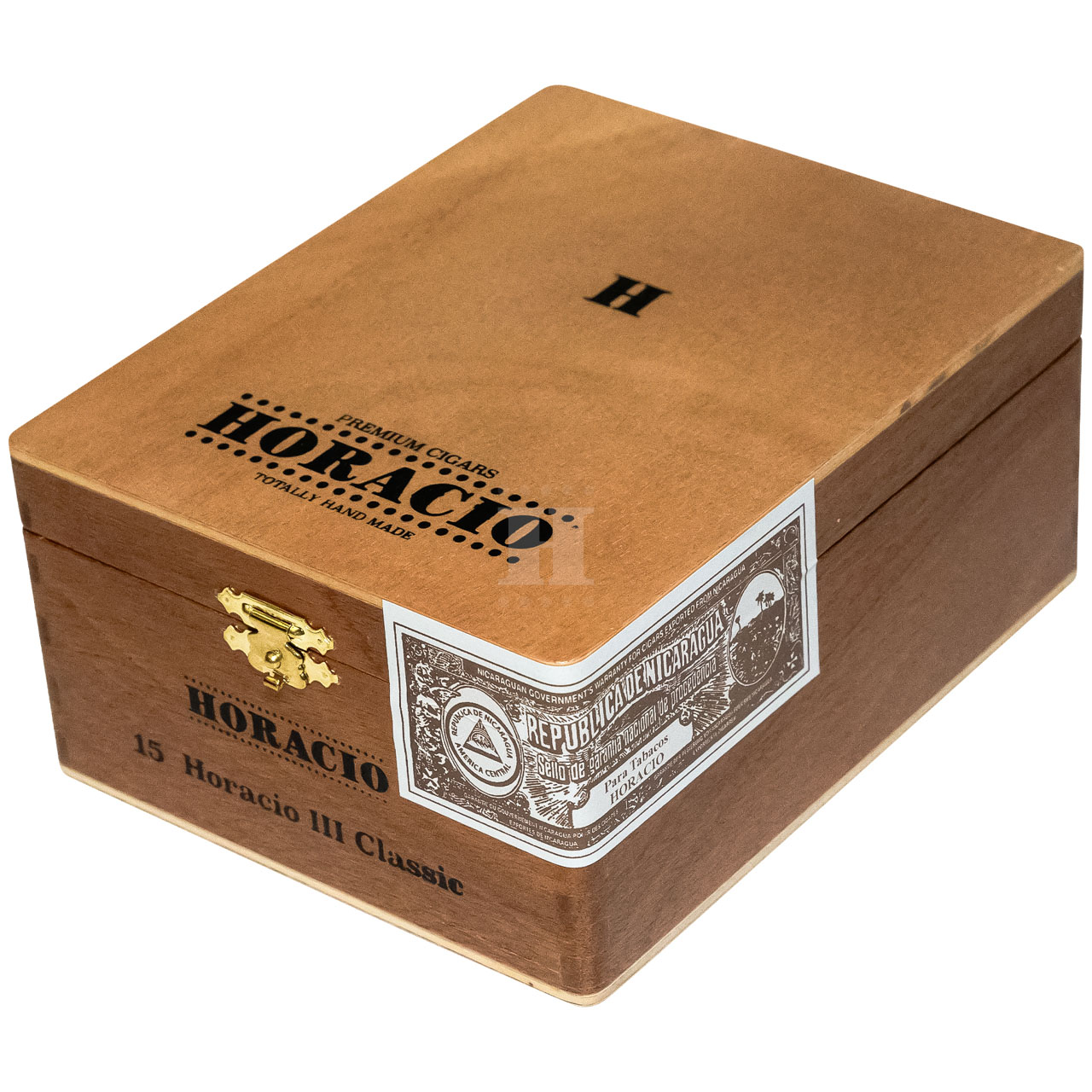Horacio 3 Classic series box close angle