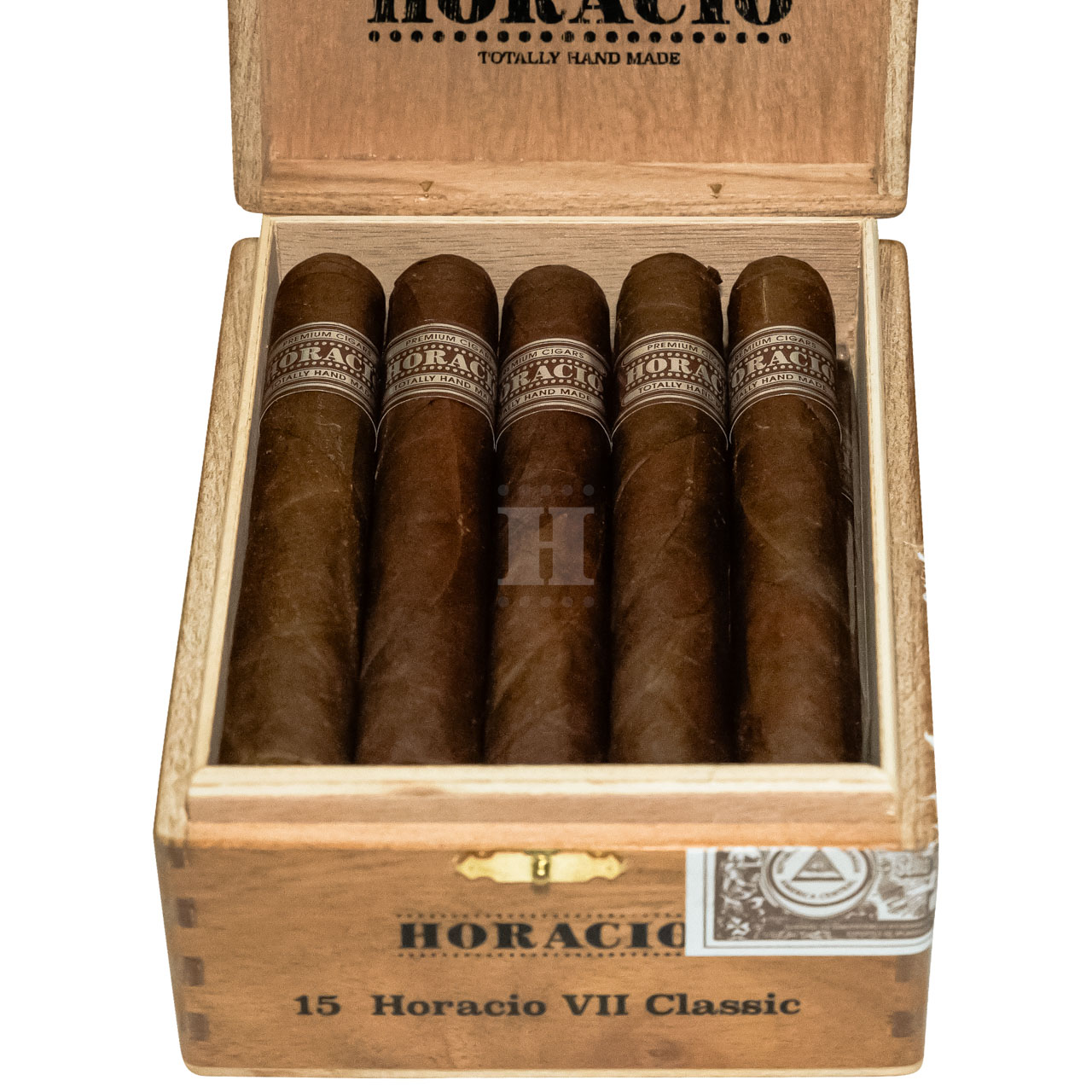 Horacio 7 Classic series box open front close-up